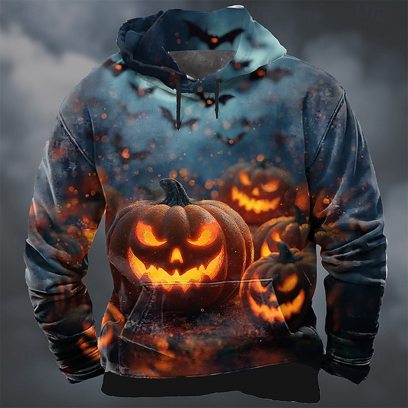 Barnaby | Bluza z kapturem z nadrukiem dyni Halloween