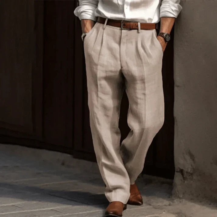 Christopher | Klasyczne Casual Spodnie Garniturowe