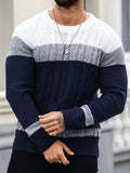 Ethan | Sweter z kolorowymi blokami