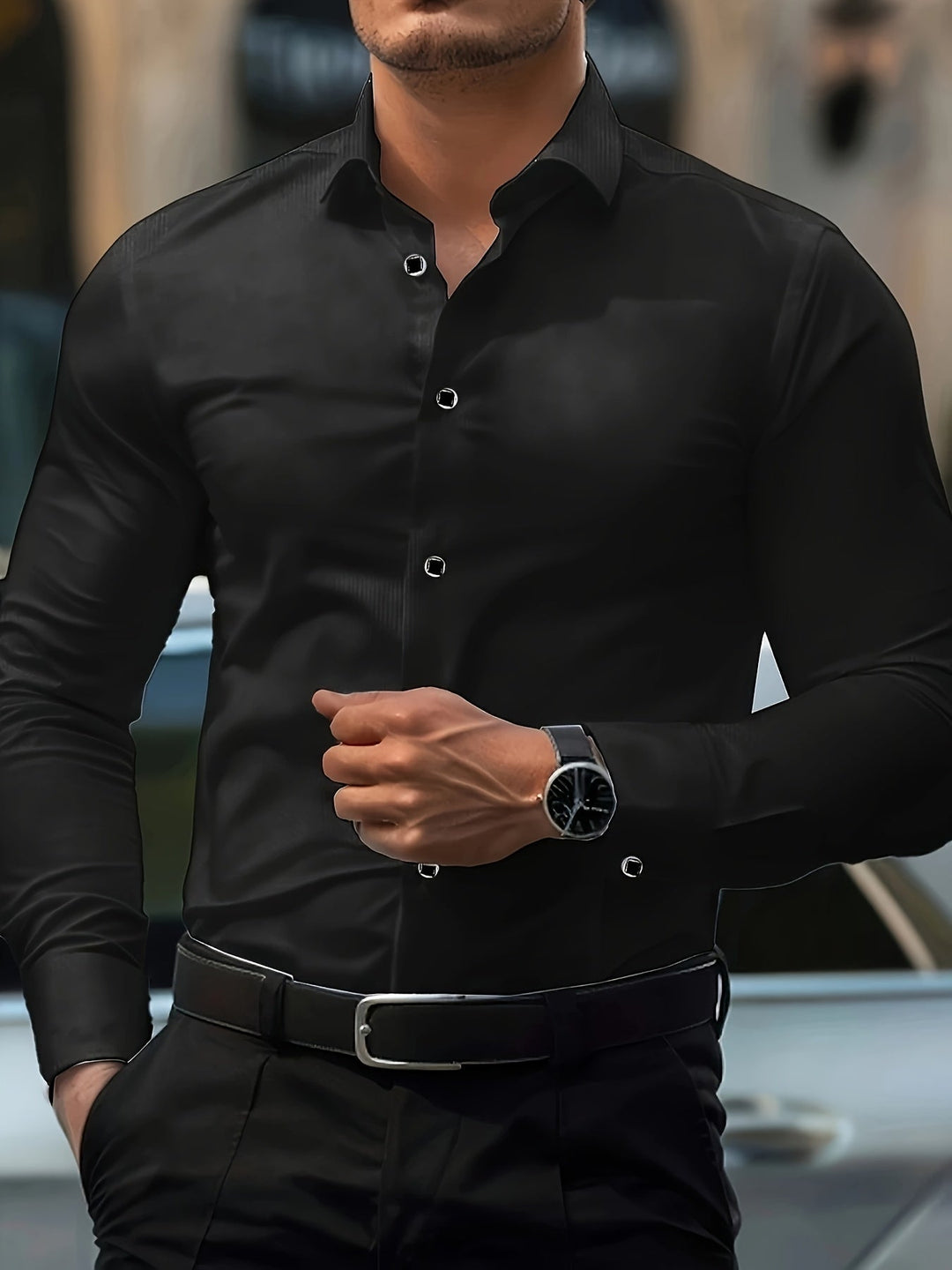 Bradley | Elegancka koszula wąska