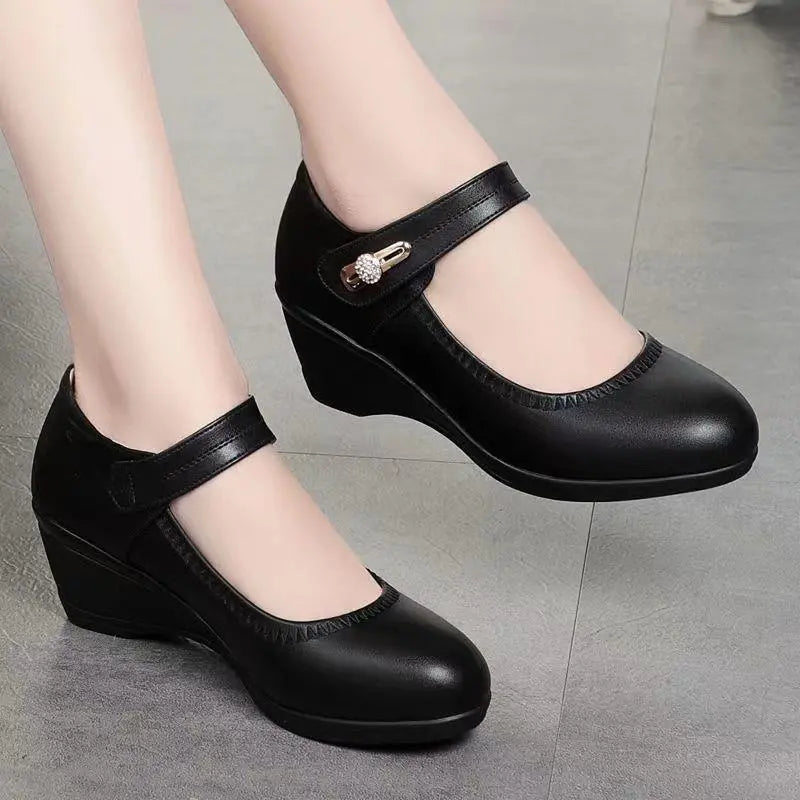 Monica | Eleganckie buty komfortowe na średnim obcasie