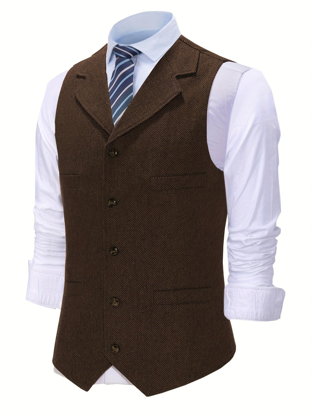 Byron | Elegancka Kamizelka W Kratę