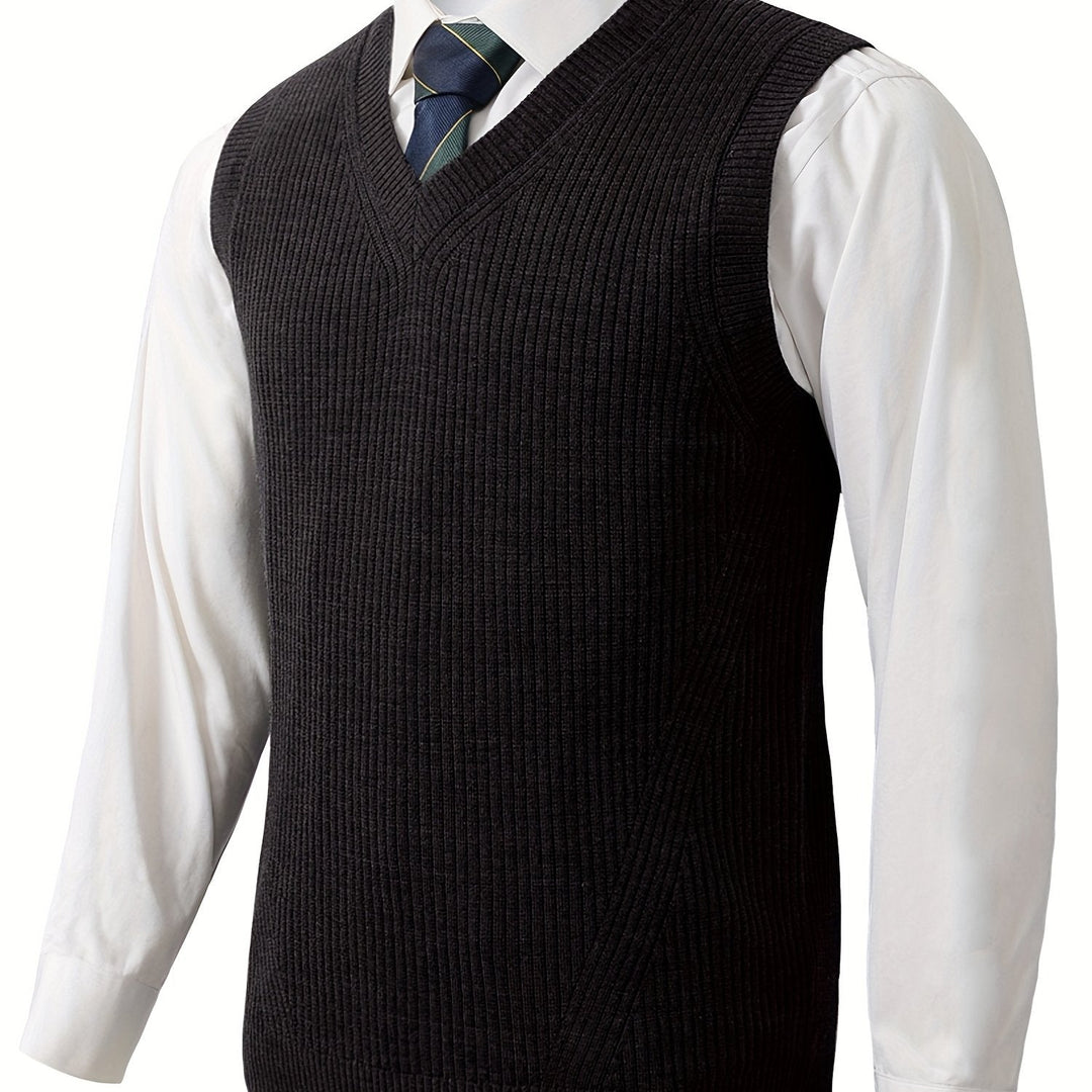 Ellis | Klasyczny Kamizelka V-Neck