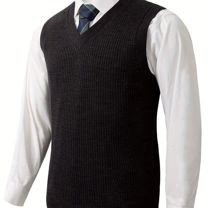 Ellis | Klasyczny Kamizelka V-Neck