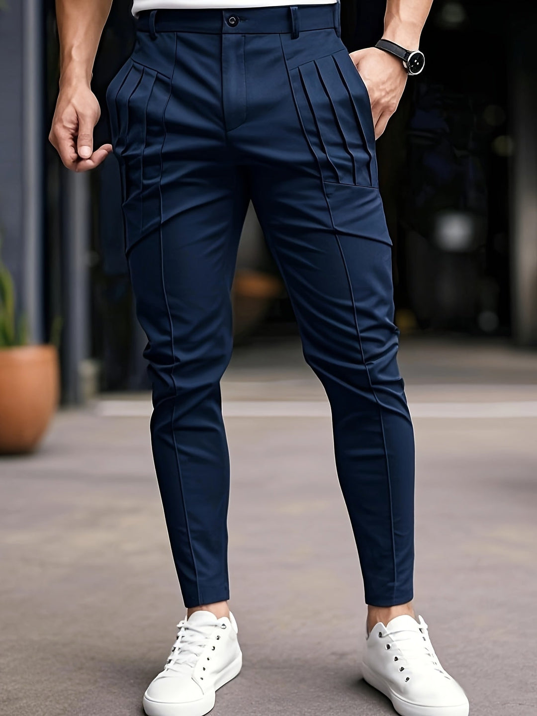Landon | Spodnie Slim-Fit na Miarę