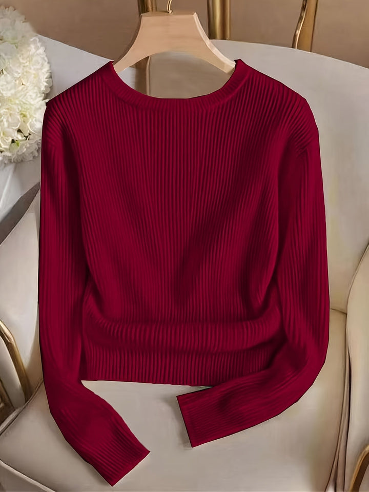 Gretchen | Sweter z prążkowanymi mankietami na guziki