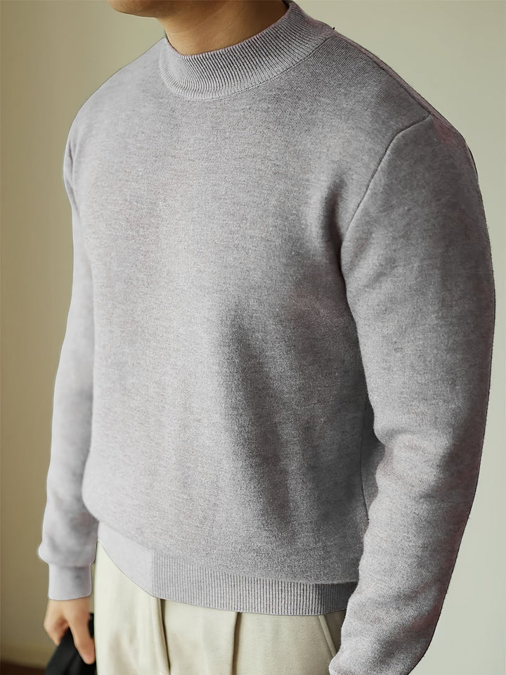 Everett | Elegancki Sweter z Wysokim Kołnierzem