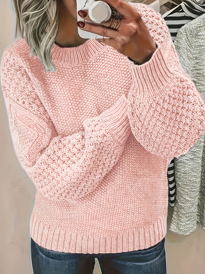 Bonnie | Przytulny Sweter z Lantern-Sleeve