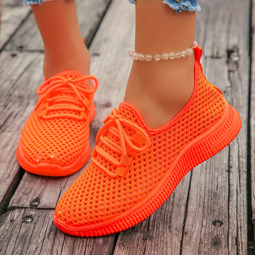 Marina | Przewiewne Sneakersy na Sznurowadła