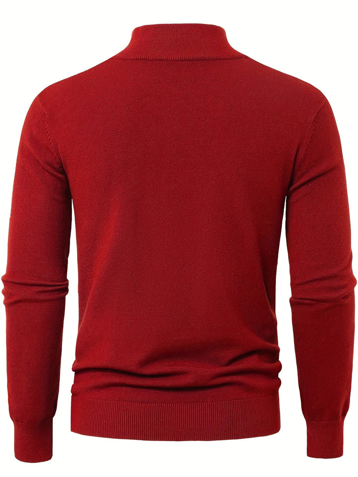 Everett | Elegancki Sweter z Wysokim Kołnierzem