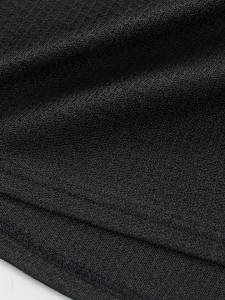 Curtis | Teksturowany longsleeve Henley