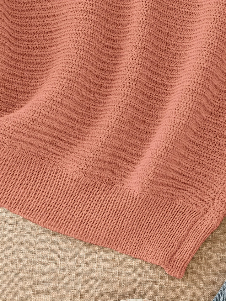 Lena | Luźny Sweter z Otworami