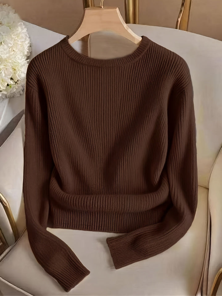 Gretchen | Sweter z prążkowanymi mankietami na guziki