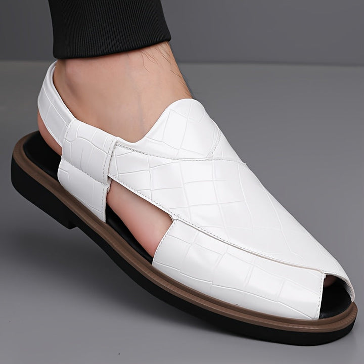 Malcolm | Sandały Wygodne w Stylu Woven