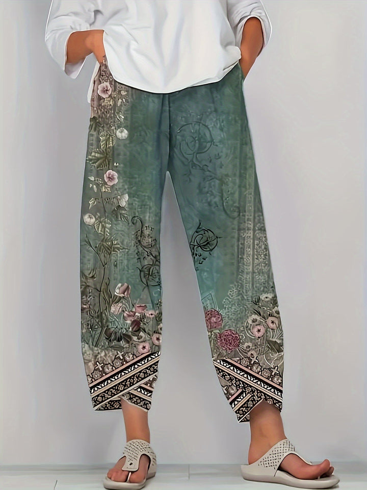 Meredith | Botaniczne Spodnie 3/4