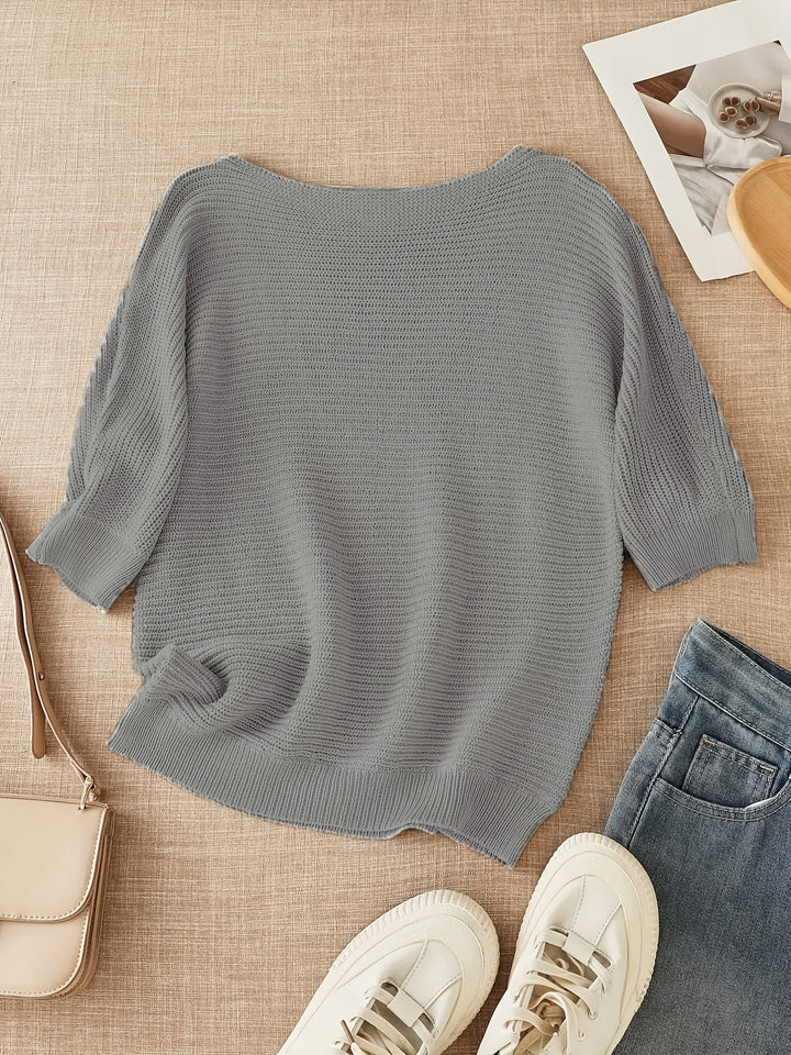 Lena | Luźny Sweter z Otworami