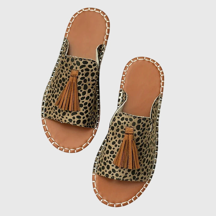 Claire | Stylowe Dotted Ortopedyczne Sandały