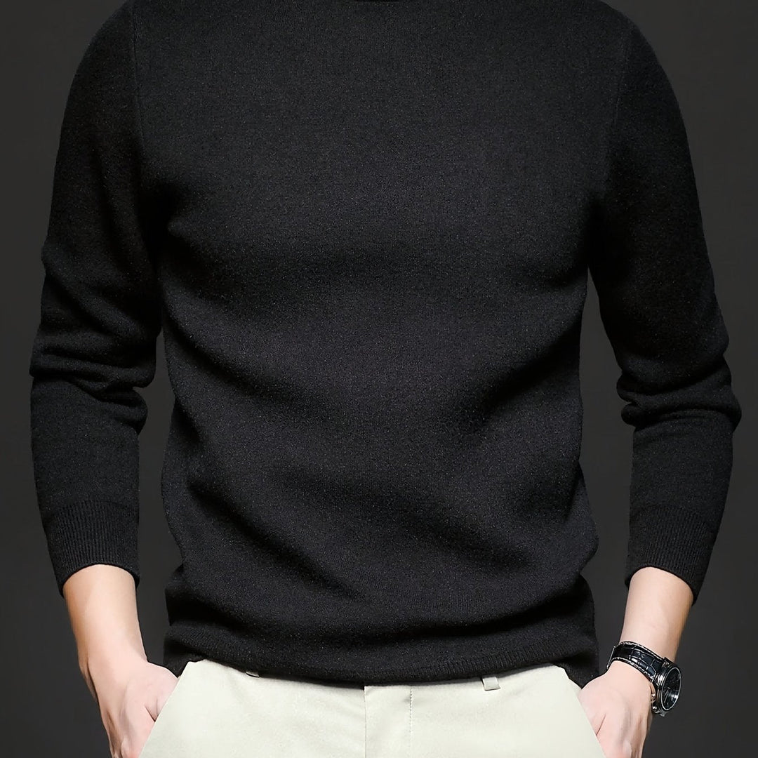 Everett | Elegancki Sweter z Wysokim Kołnierzem