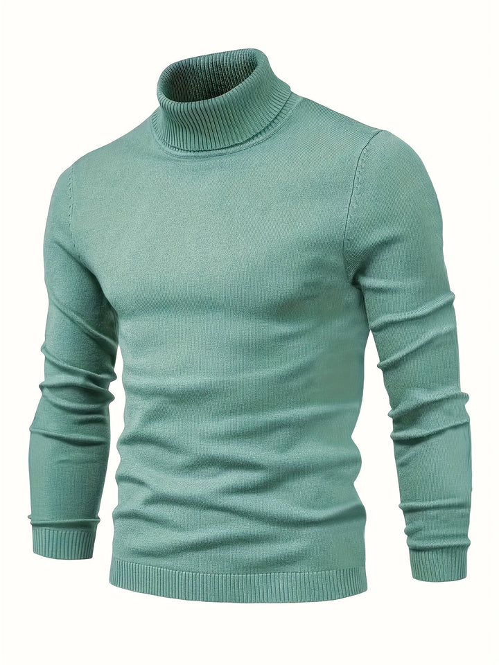 Malcolm | Klasyczny Sweter z Mock-Neck