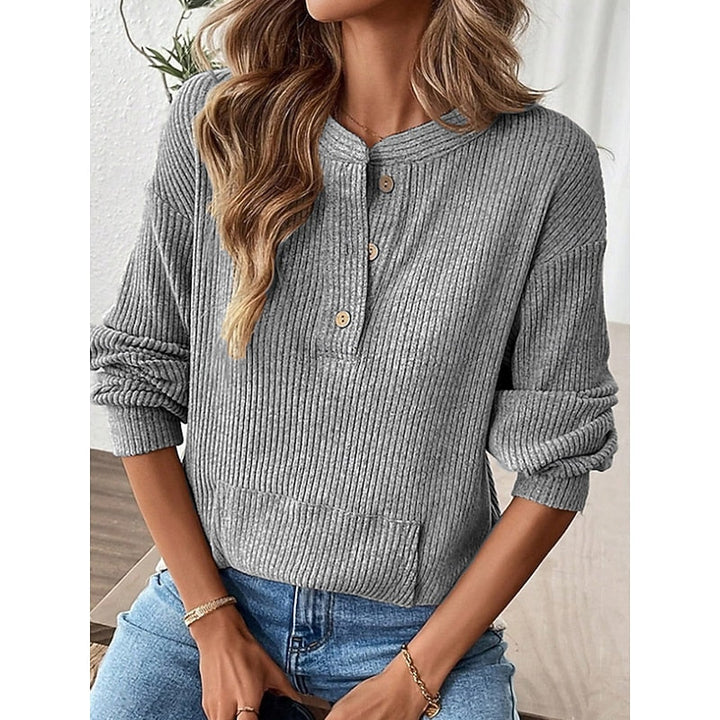 Sabine | Luźna bluzka Henley