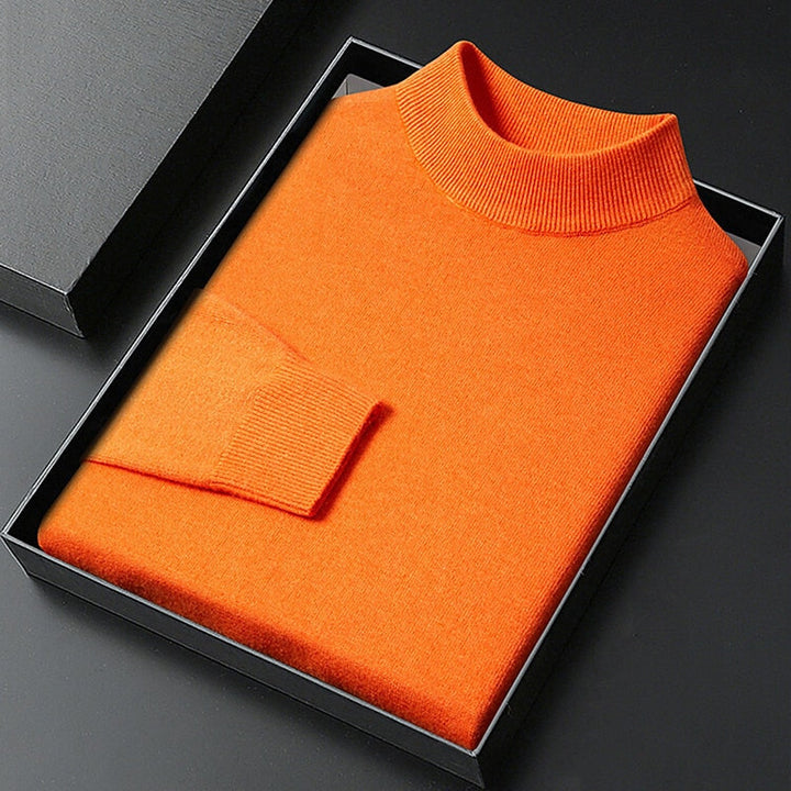 Winston | Elegancki Sweter z Mock Neck