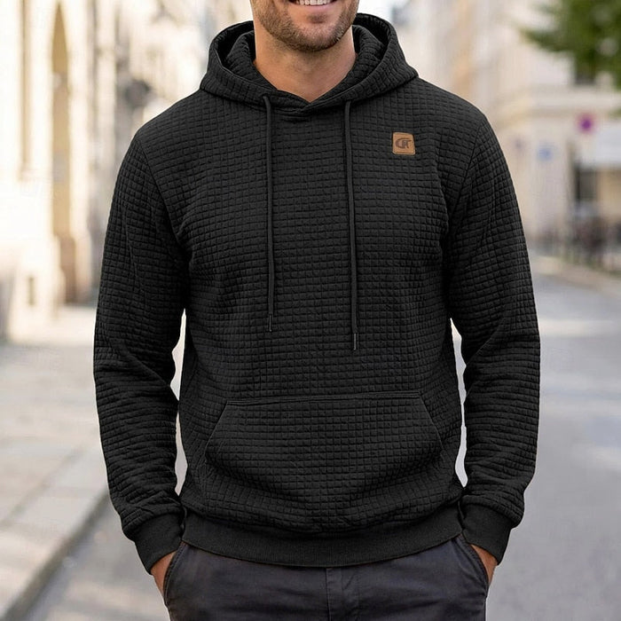 Bryce | Teksturowana Bluza z Kapturem