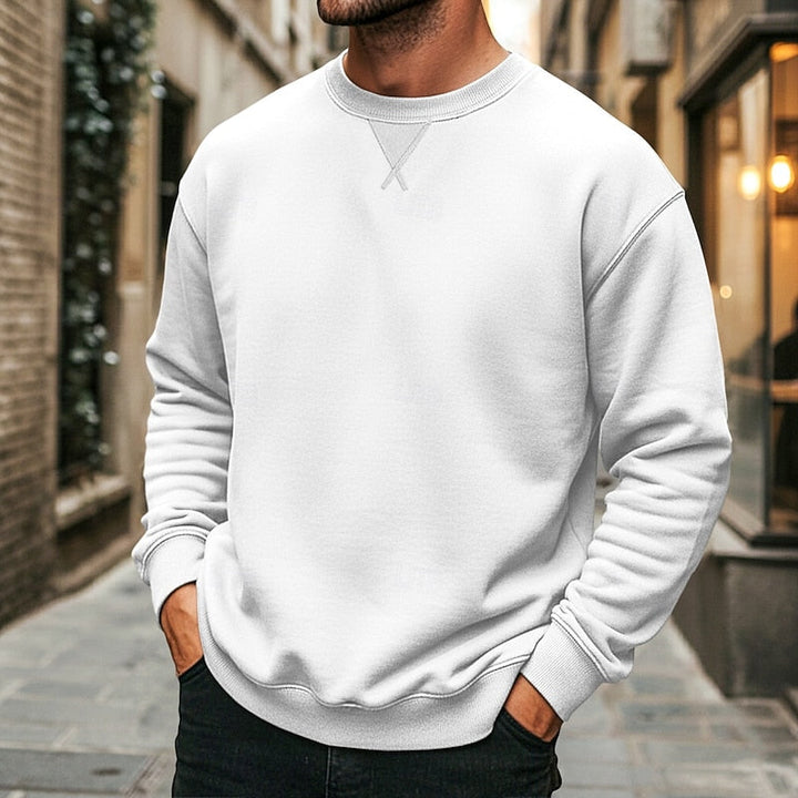 Easton | Klasyczny Sweter z Okrągłym Dekoltem