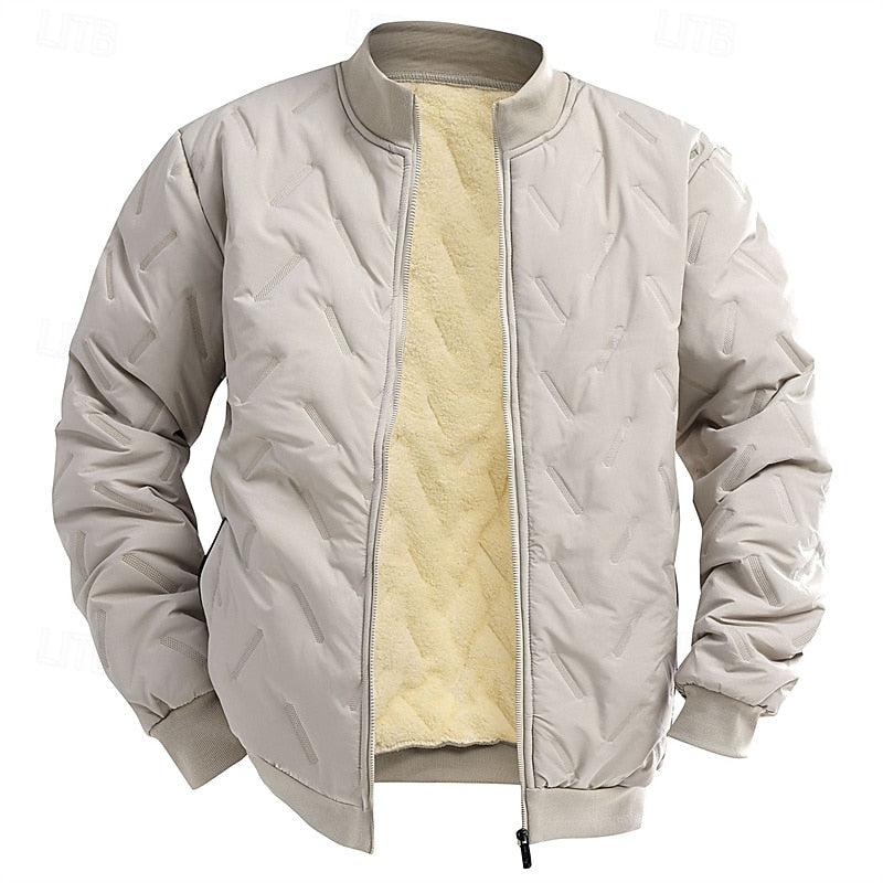 Douglas | Teksturowana Pikowana Kurtka Bomber