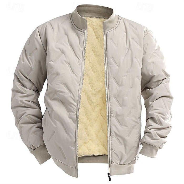 Douglas | Teksturowana Pikowana Kurtka Bomber