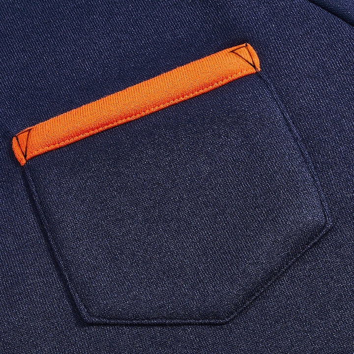 Keith | Pulower z Kapturem w Stylu Colour Block