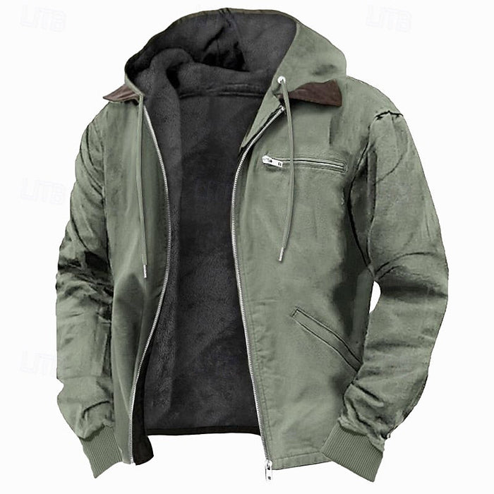 Gideon | Kurtka z Kapturem z Fleece