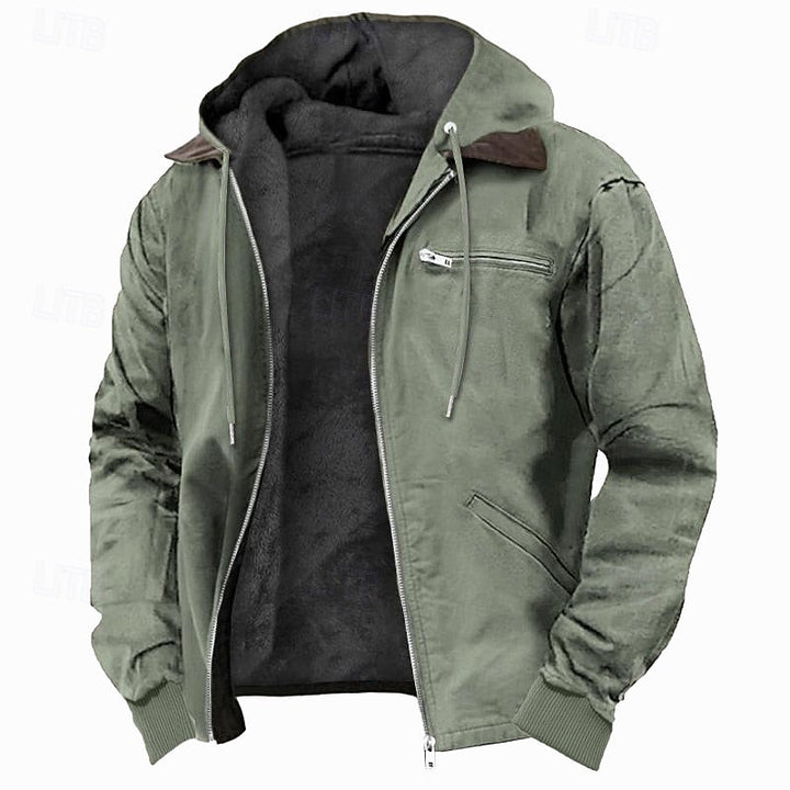 Gideon | Kurtka z Kapturem z Fleece
