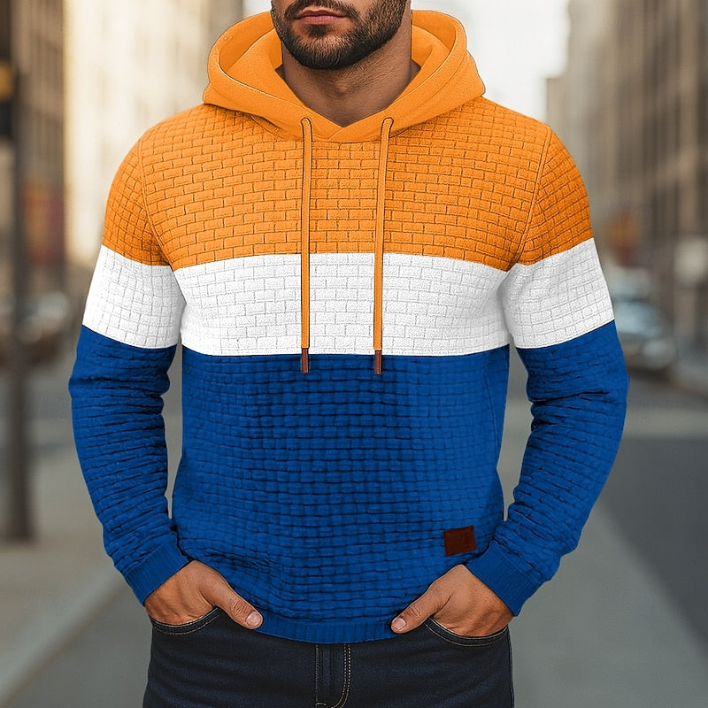 Hollis | Bluza z kapturem w stylu kolor-block