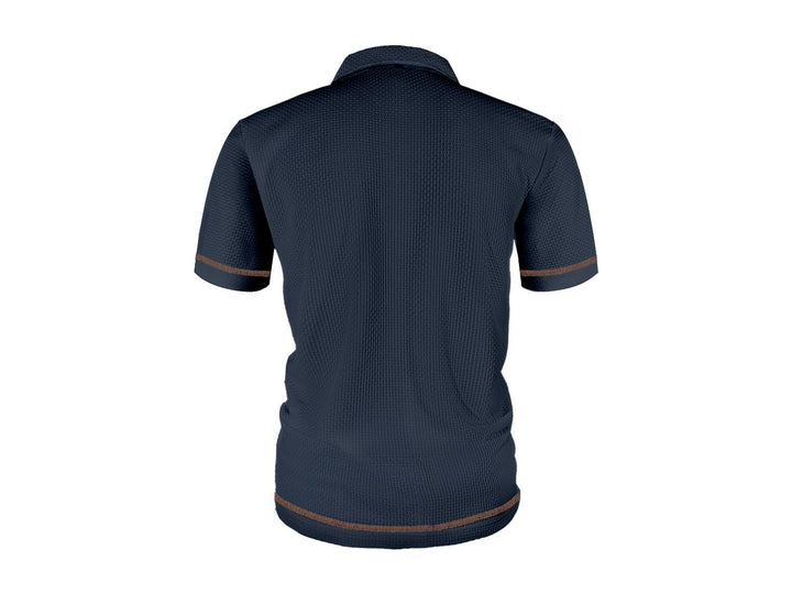 Harrison | Elegancka Koszulka Polo z Teksturą