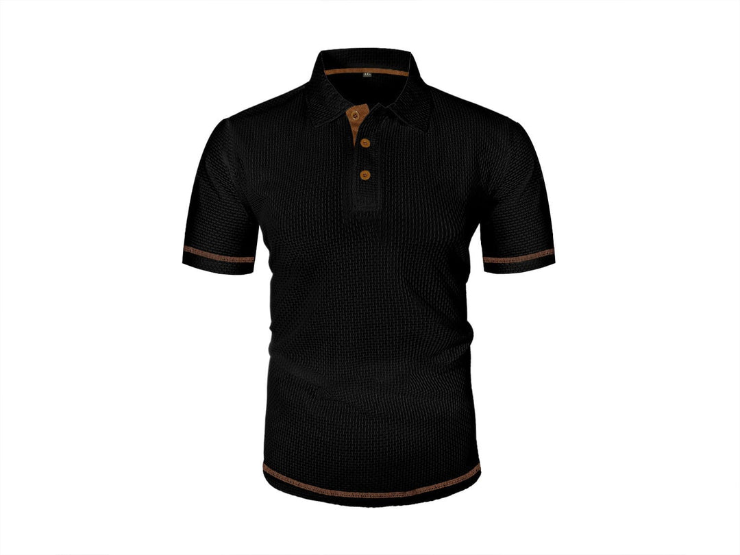 Harrison | Elegancka Koszulka Polo z Teksturą