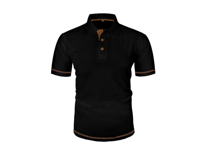 Harrison | Elegancka Koszulka Polo z Teksturą