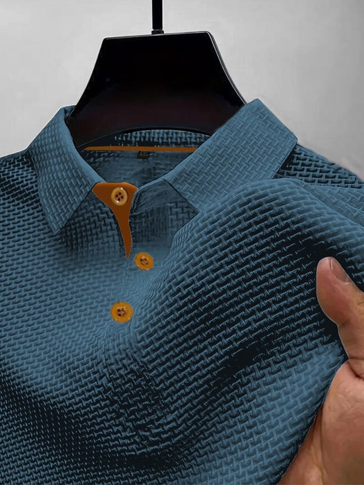 Harrison | Elegancka Koszulka Polo z Teksturą