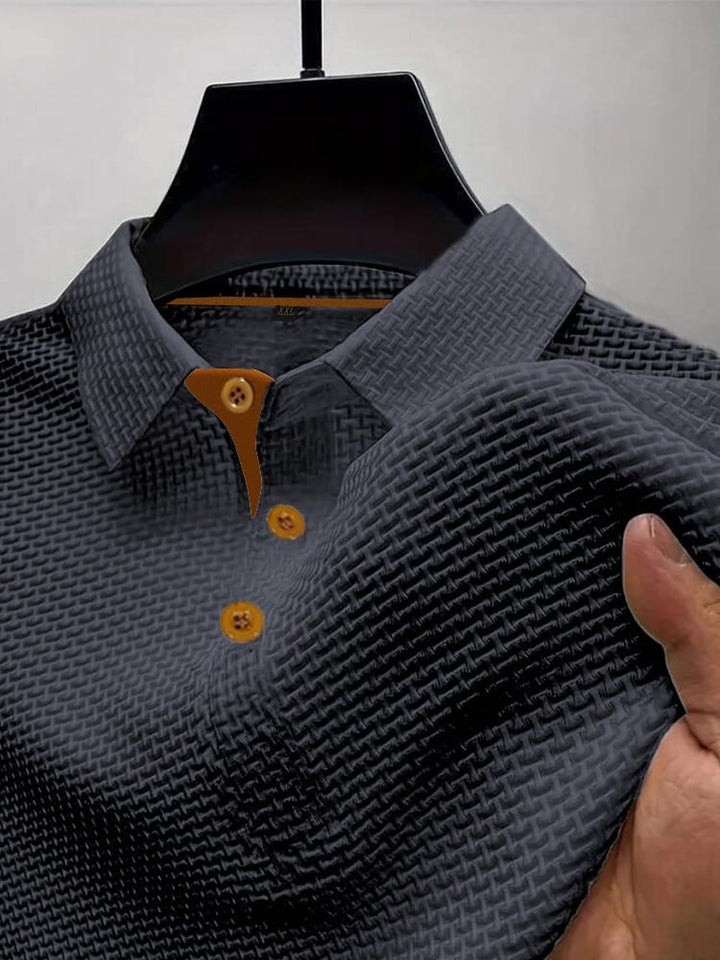 Harrison | Elegancka Koszulka Polo z Teksturą