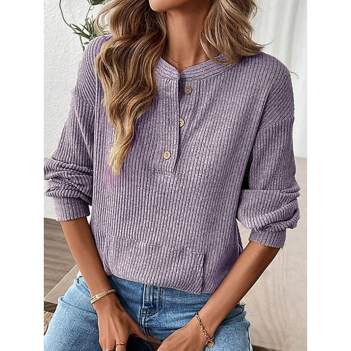 Sabine | Luźna bluzka Henley