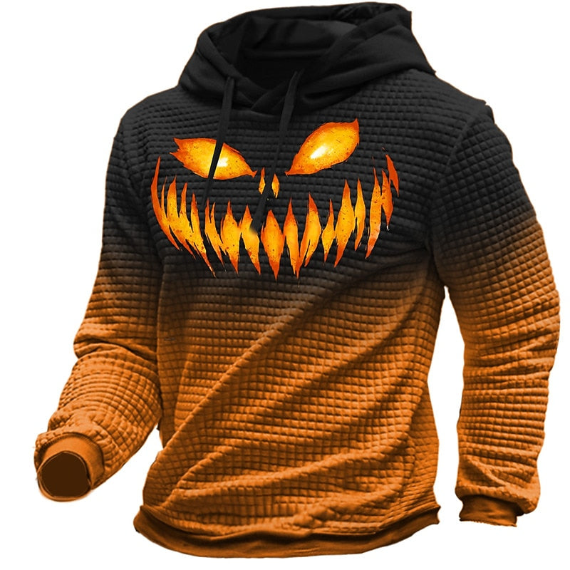 Harlan | Halloween Teksturowana Grafika Hoodie