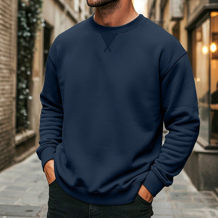 Easton | Klasyczny Sweter z Okrągłym Dekoltem
