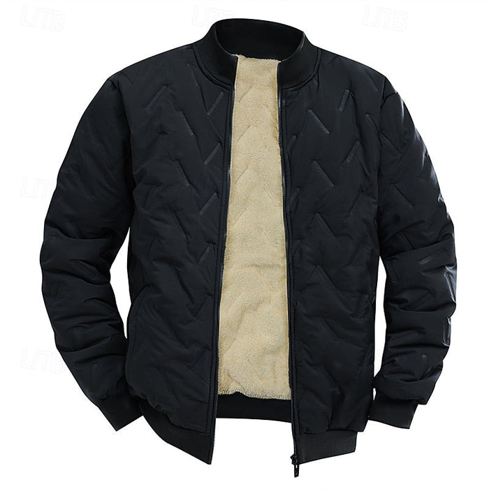 Douglas | Teksturowana Pikowana Kurtka Bomber