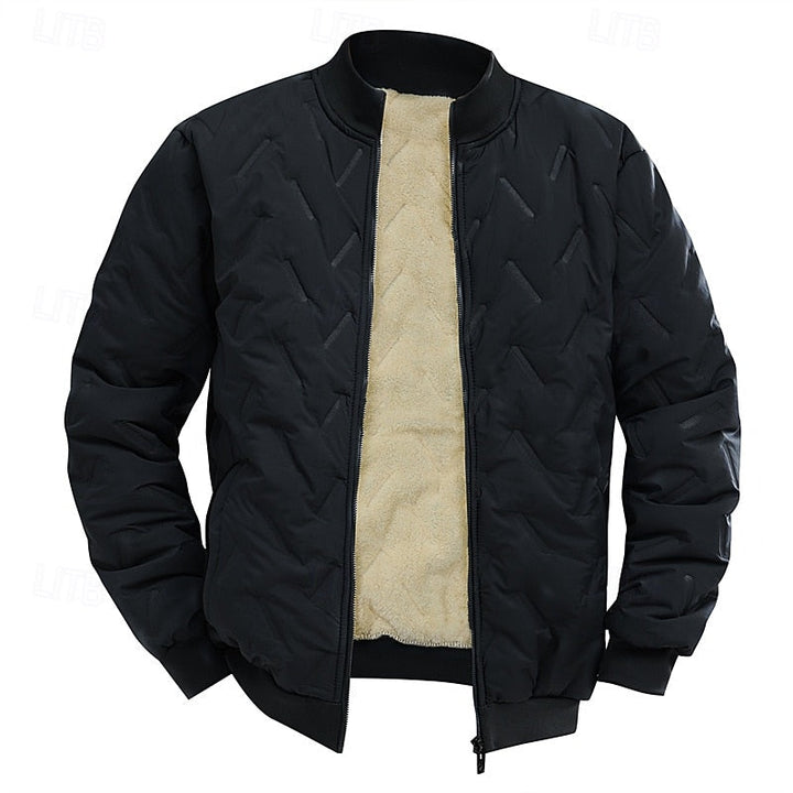 Douglas | Teksturowana Pikowana Kurtka Bomber