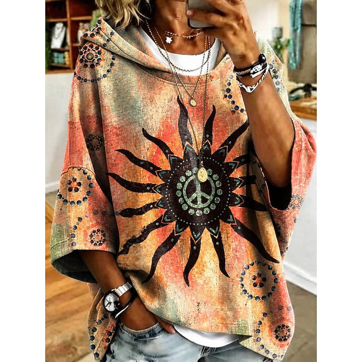 Roberta | Kwiatowy Kaptur Pullover
