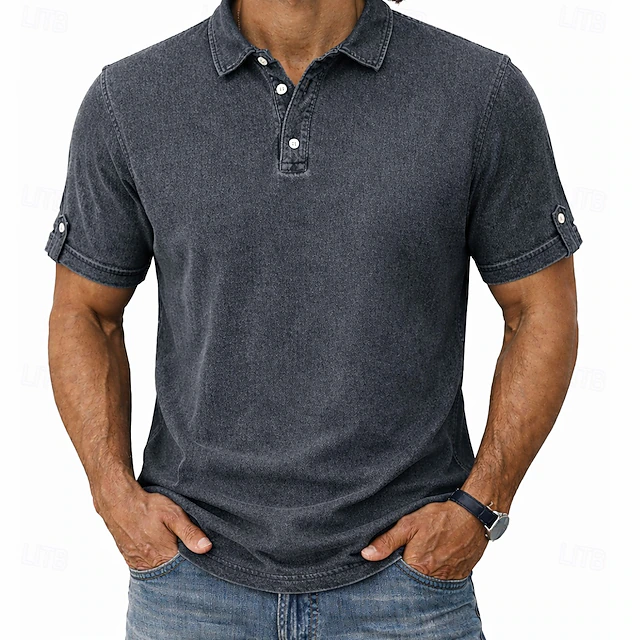 Dominic | Polo w stylu vintage