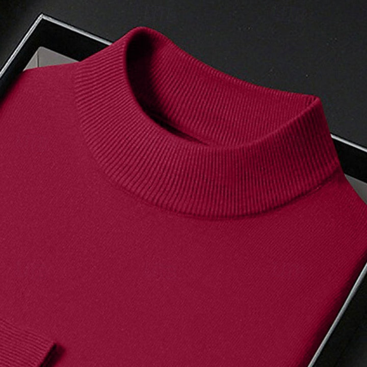 Winston | Elegancki Sweter z Mock Neck