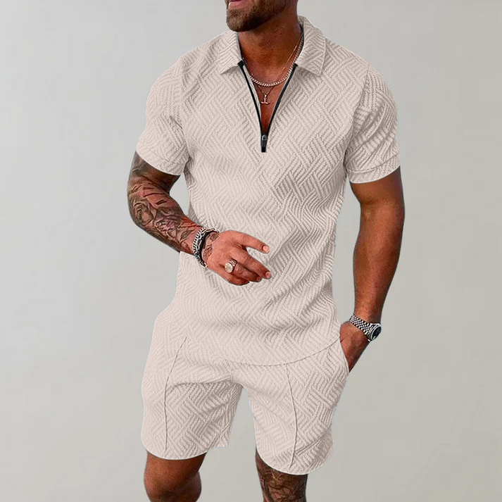 Dylan | Stylowy zestaw polo i szortów