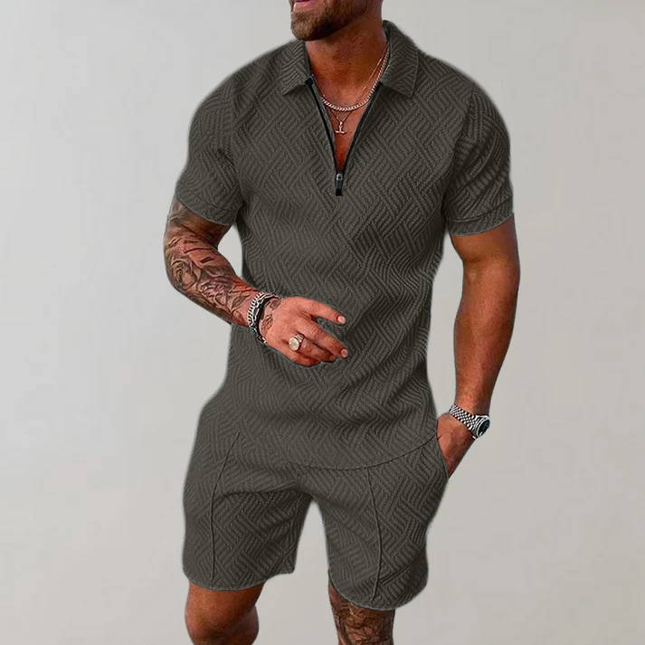 Dylan | Stylowy zestaw polo i szortów