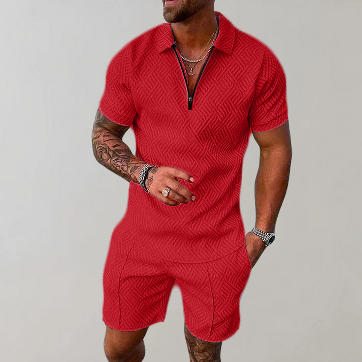 Dylan | Stylowy zestaw polo i szortów