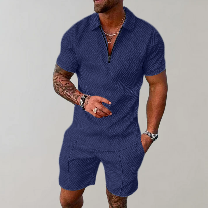 Dylan | Stylowy zestaw polo i szortów